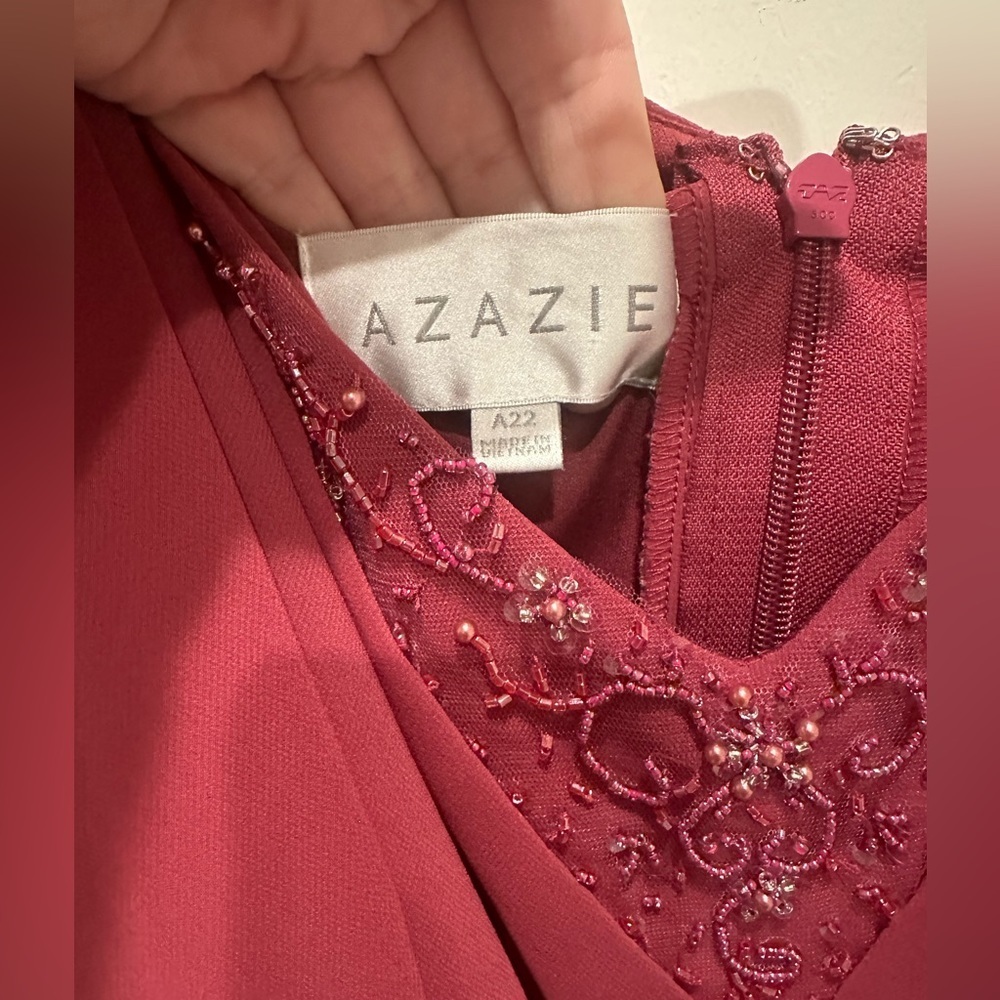 Azazie Eliza Dress in Mulberry - Picture 7 of 9